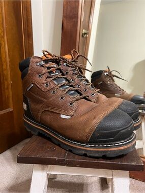 HERMAN SURVIVORS PRO Series Shoveler 6" Steel Toe Waterproof Work Boots Mens 11